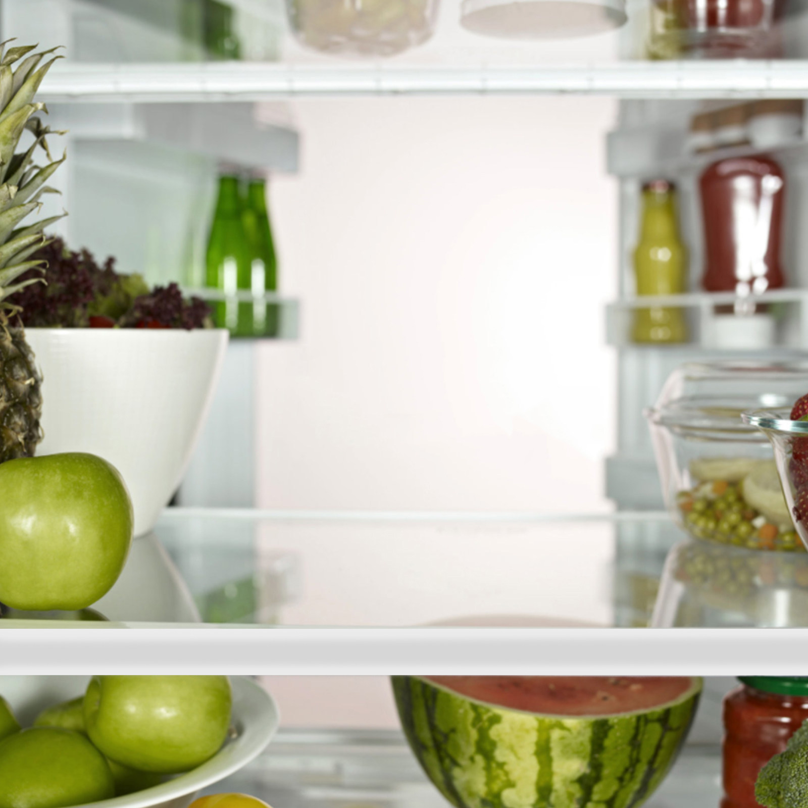 Food Storage Dividers - 強化ガラス冷蔵庫仕切り棚頑丈な防錆冷蔵庫交換部品生鮮食品オーガナイザーキッチン冷凍庫収納