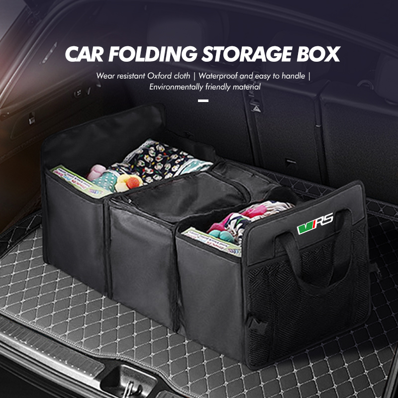 Food Storage Yeti - 車の収納オーガナイザートランク折りたたみ式食品コンテナバッグシュコダスーパーブ MK3 デリバティブ VisionS イエティ スカラ