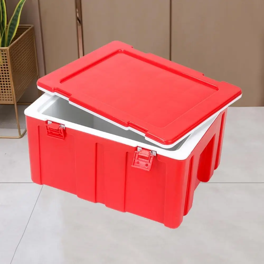 Food Storage In Cooler - 頑丈な屋外キャンプ用クーラーバッグ、サイドハンドル付き、温冷両用、温かいものや冷たいもの保管用