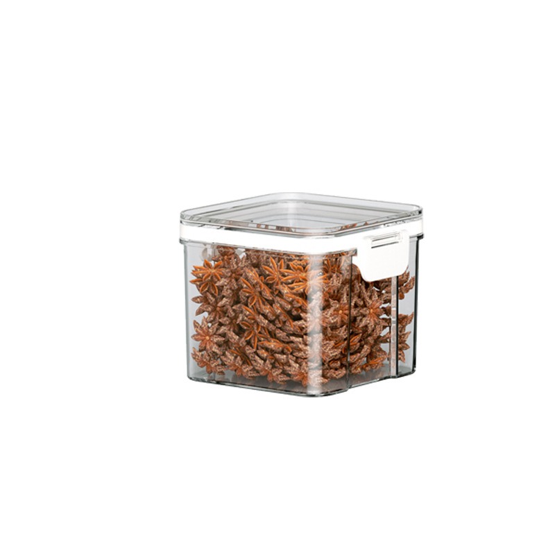 Food Storage No Pantry - 気密食品保存容器 キッチンパントリーオーガナイザー BPAフリー プラスチック製密封ジャー シリアル、穀物、小麦粉、砂糖、茶葉、スパイス、乾物用