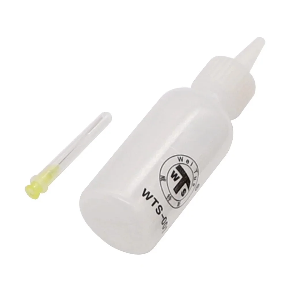 Condiment Squeeze Bottle - 50ml 100ml漏れ防止空ボトル、ニードルチップ付きプラスチック製、ロジン、フラックス、アルコール用ディスペンサー、携帯電話修理DIYクリーニングツール