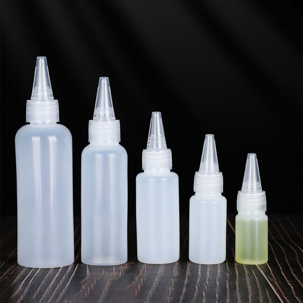 Condiment Squeeze Bottle - クレーププラスチックボトル,ペイントコンテナ,ドロップボトル,空のアプリケーター,10ml 20ml 30ml 50ml 60ml 100ml,
