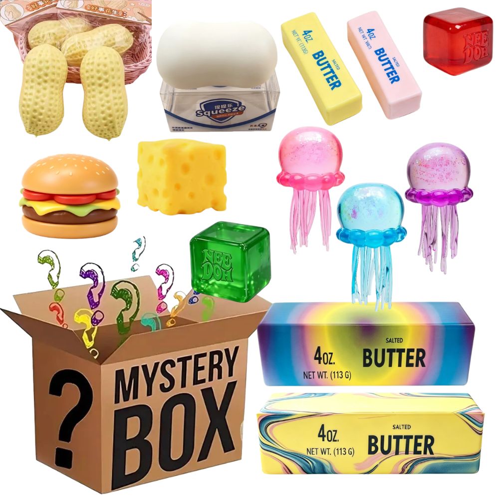 Food Storage Hot - @ホットブラインドボックスミステリーかわいい猫の足もちもちスクイーズ、模擬食品フィジェットトイ、キュートな足踏みおもちゃ、抗ストレスストレス解消グッズ