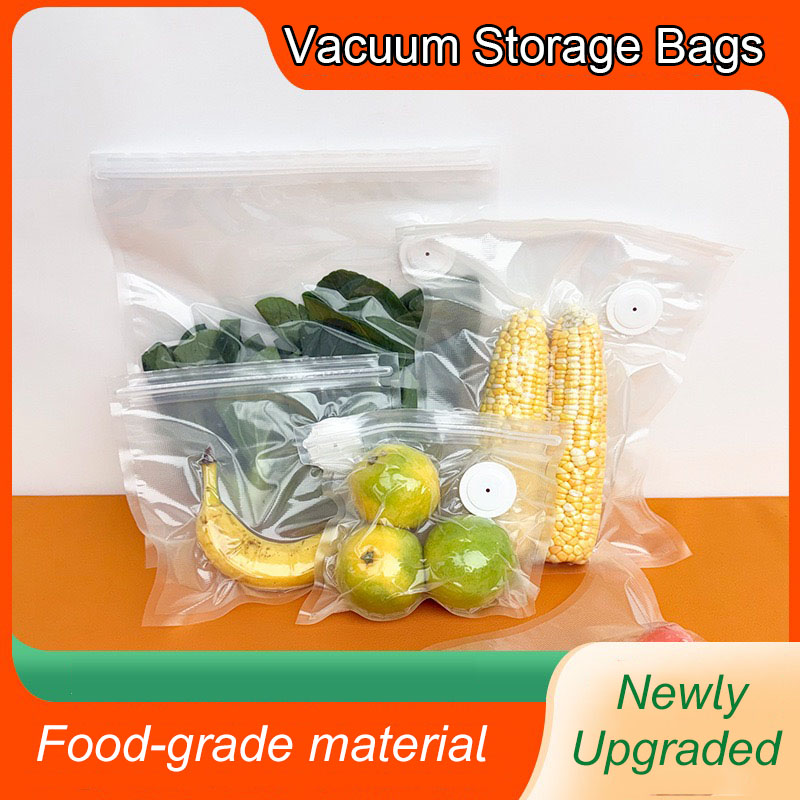 Food Storage Hot - 新しい再利用可能な真空保存袋 キッチン野菜果物包装袋 食品シーラーバッグ 鮮度保持シーリングポーチ