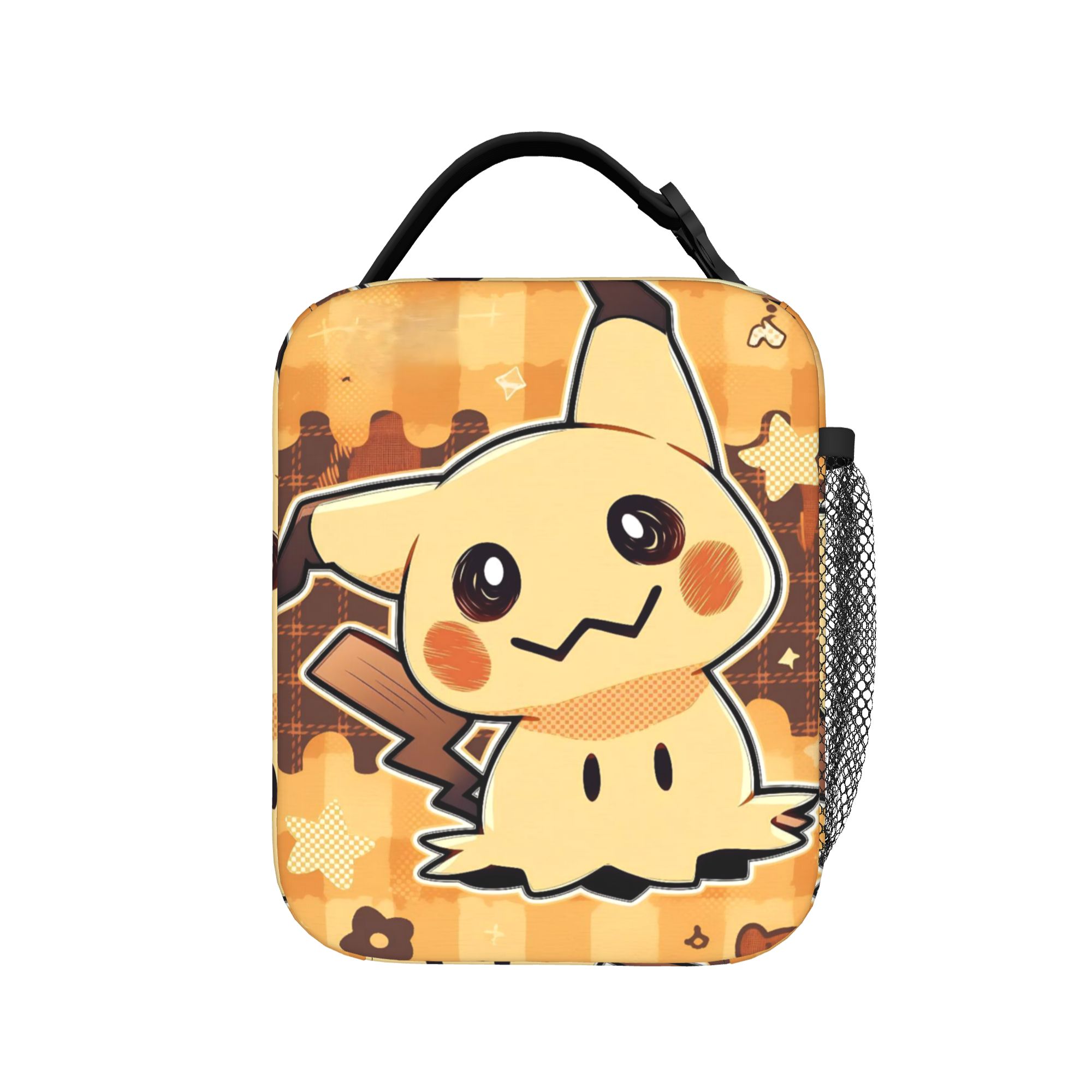 Food Storage Hot - Mimikyus かわいい断熱ランチバッグポータブルポケモン漫画ランチコンテナクーラーバッグトートランチボックスビーチ食品保存袋