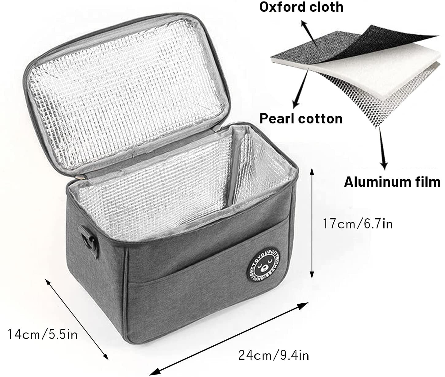 ポータブルピクニックバッグ断熱ランチボックストートクーラーハ - Food Storage In Cooler のレビューと価格