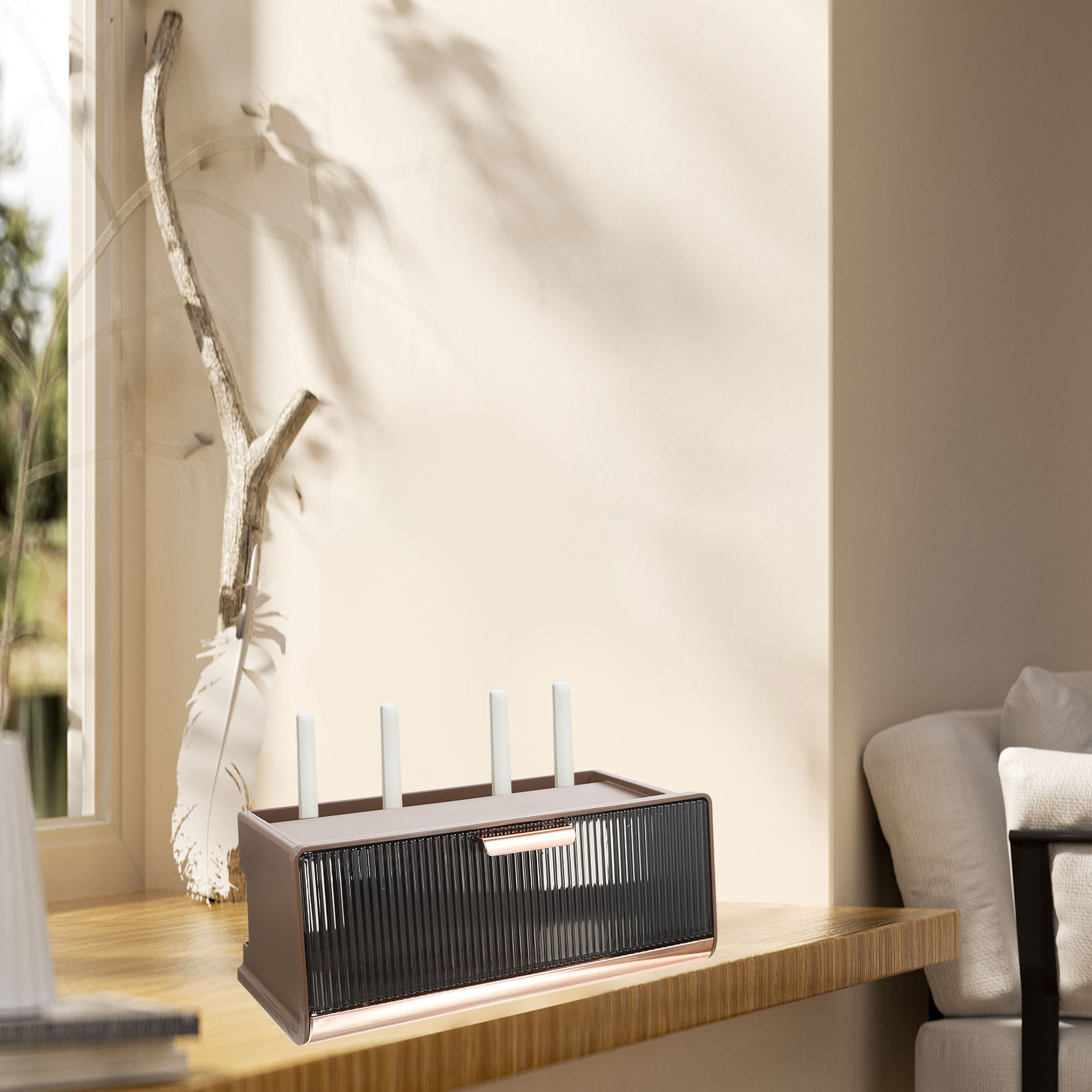 ルーターカバー収納ボックス ABS製 壁掛け式 WiFiルー - Food Storage Management のレビューと価格