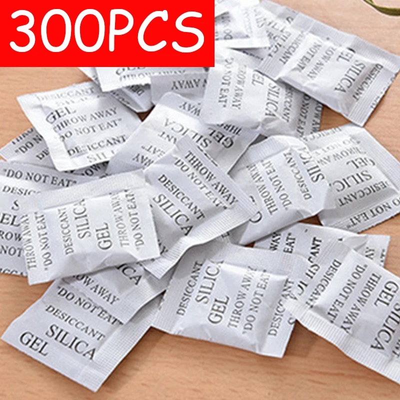 100-300 個パック非毒性シリカゲル乾燥剤湿った吸湿剤除 - Food Storage Non Toxic のレビューと価格