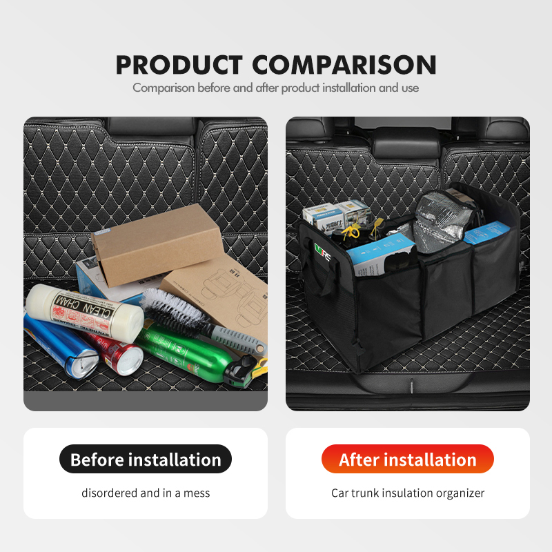 車の収納オーガナイザートランク折りたたみ式食品コンテナバッグ - Food Storage Yeti のレビューと価格
