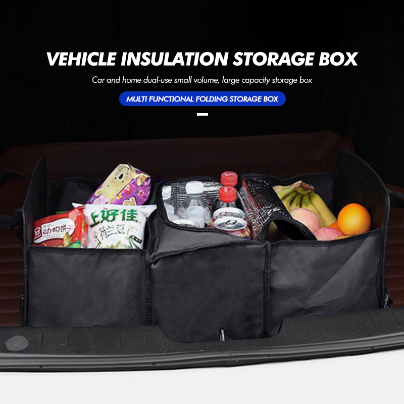 車の収納オーガナイザートランク折りたたみ式食品コンテナバッグ - Food Storage Yeti のレビューと価格