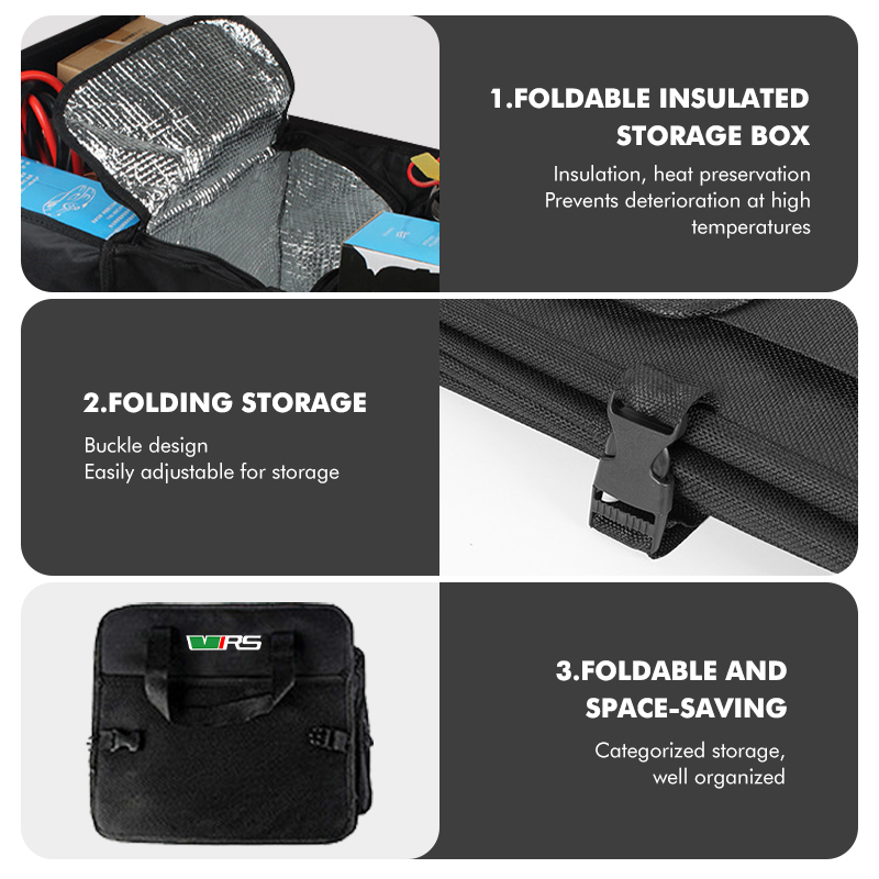車の収納オーガナイザートランク折りたたみ式食品コンテナバッグ - Food Storage Yeti のレビューと価格