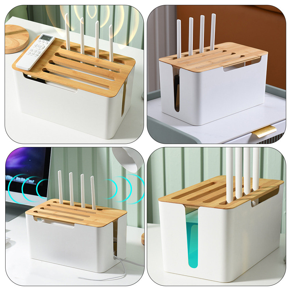 頑丈なケーブル管理ボックス、ルーター収納ケース、家庭用ケーブ - Food Storage Management のレビューと価格