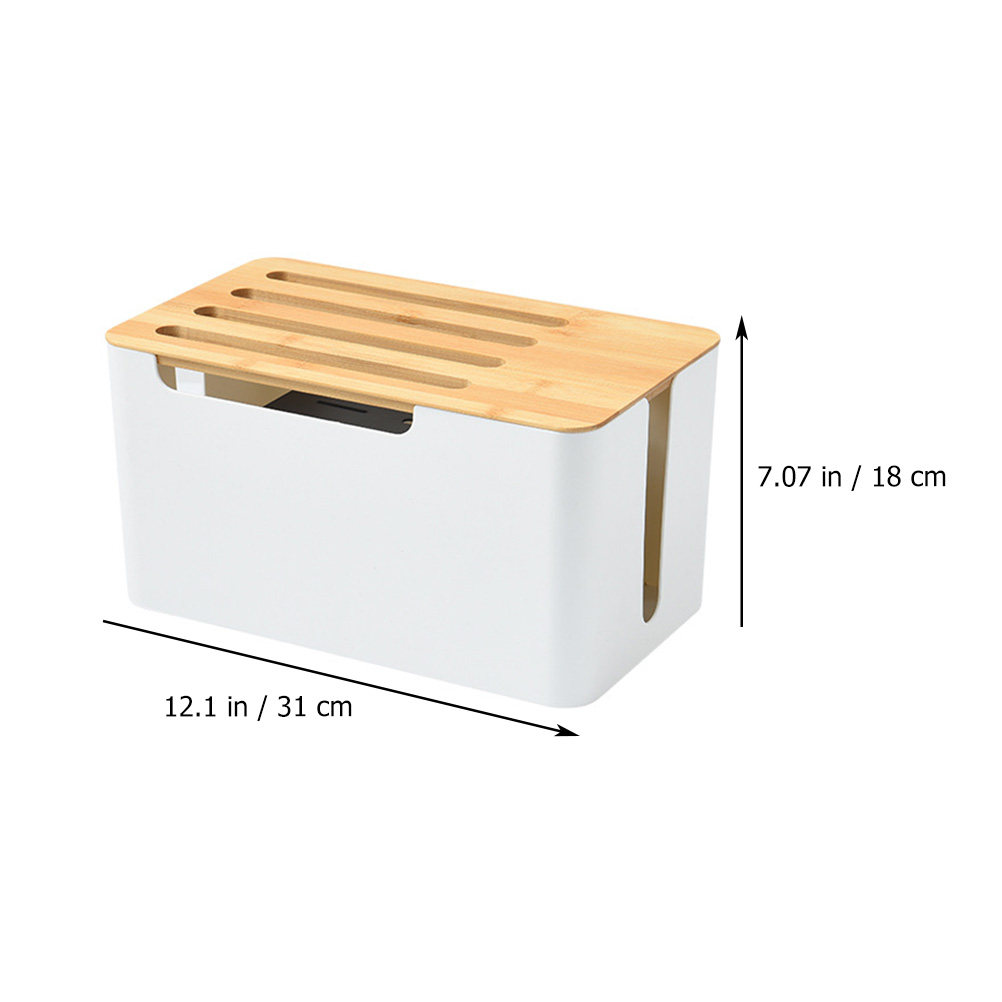 頑丈なケーブル管理ボックス、ルーター収納ケース、家庭用ケーブ - Food Storage Management のレビューと価格