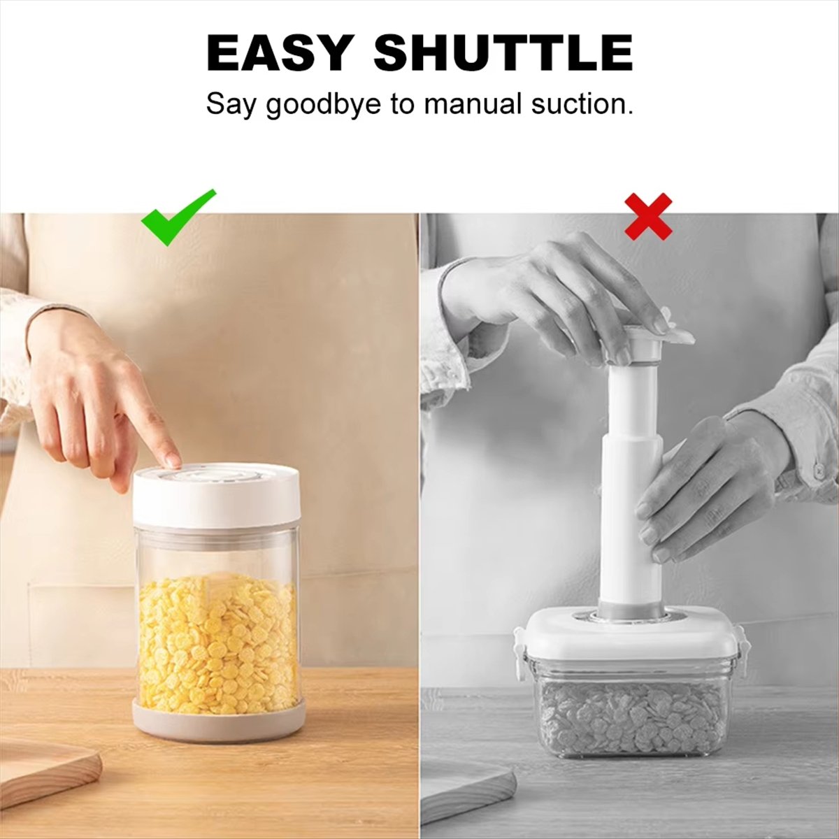 最高評価~ 真空ガラス保存容器 - 再利用可能、コーヒー豆、 - Food Storage Glass Containers Large のレビューと価格