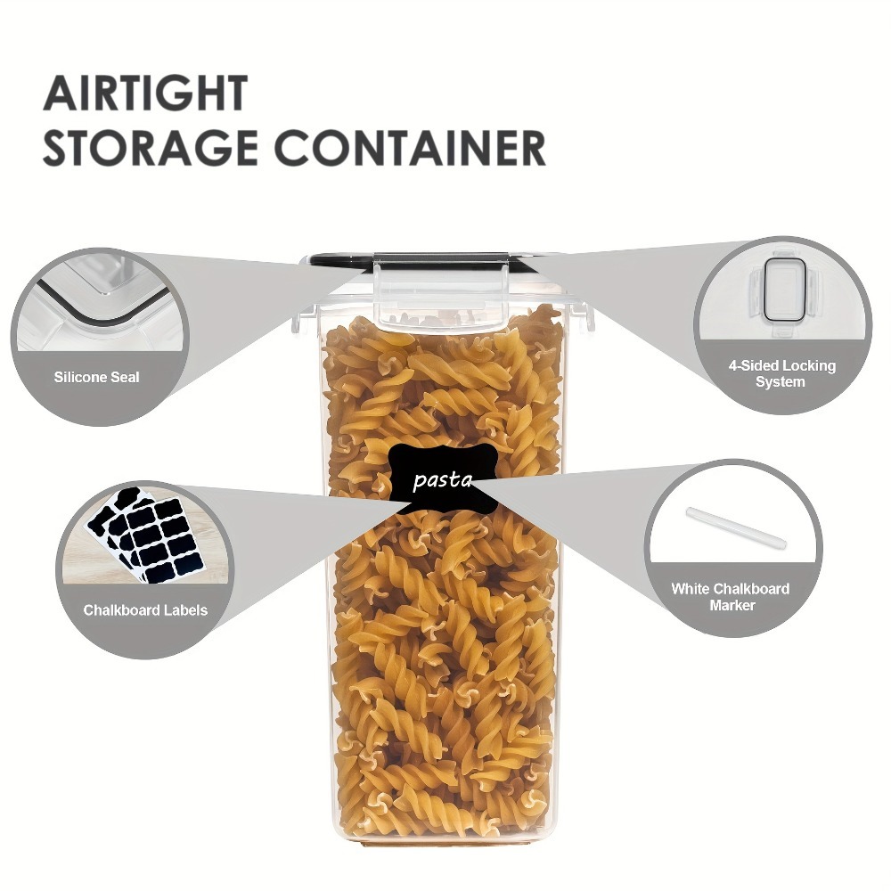 24個入り食品保存容器 12箱 12蓋 気密パントリーオーガ - Food Storage Square Containers のレビューと価格
