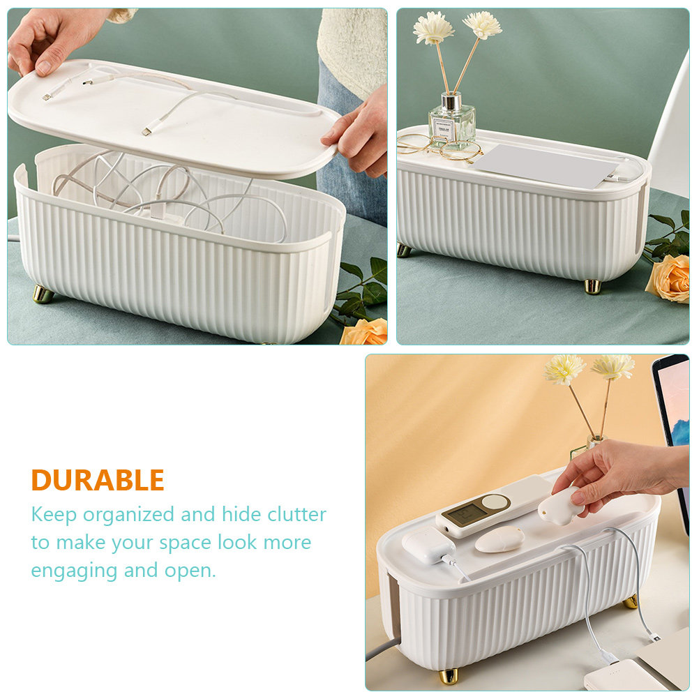 ワイヤー収納ボックス 家庭用電源プラグ整理 ケーブル管理ボッ - Food Storage Management のレビューと価格
