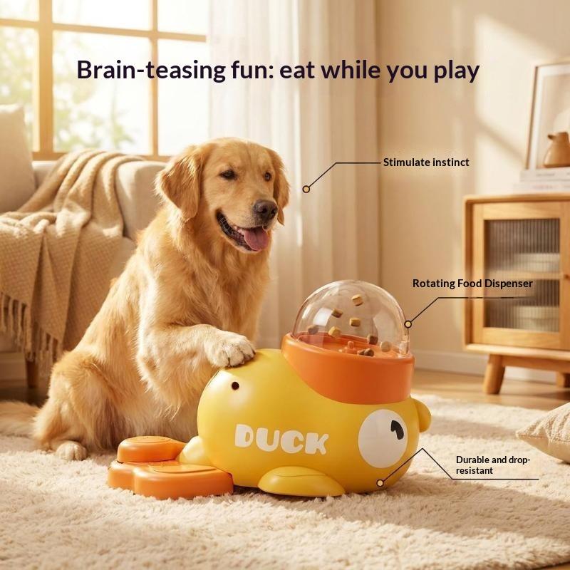 ペット用おもちゃ 猫犬用 小さな黄色いアヒル型 知育玩具 自 - Food Storage Yellow のレビューと価格