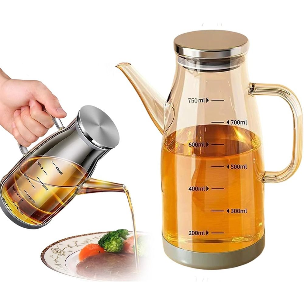 食品グレードのオイルディスペンサーボトル漏れ防止大容量オイル - Food Storage Glass Containers Large のレビューと価格