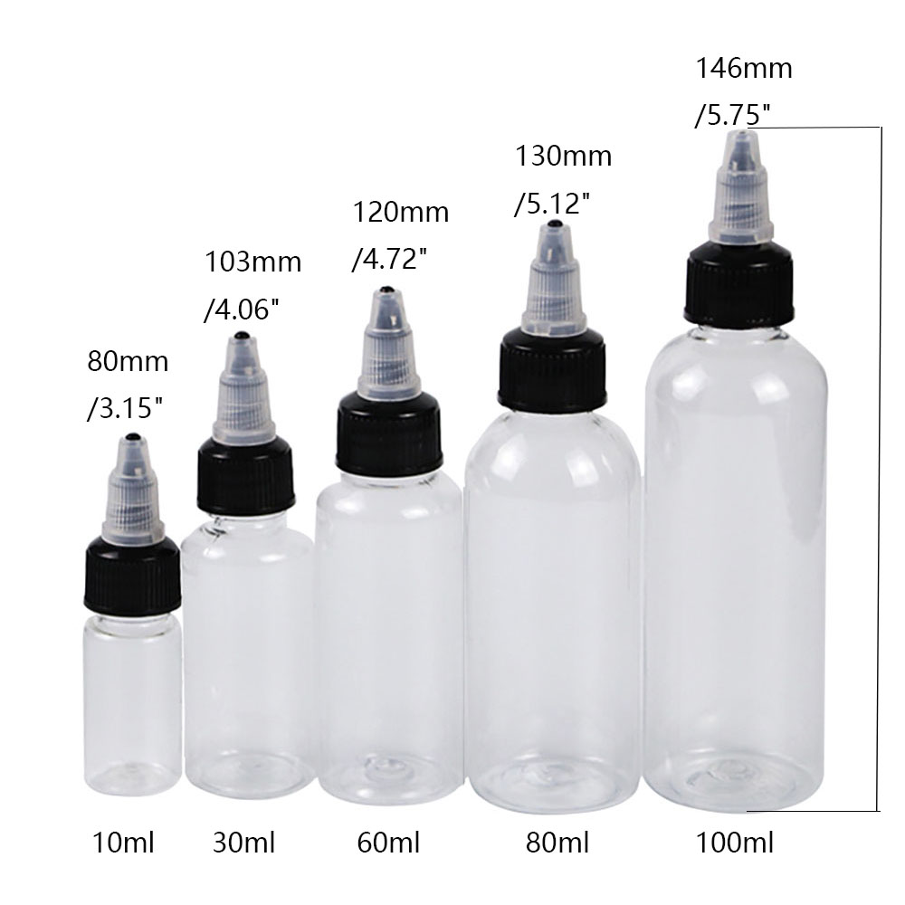 10/30/60/80/100ml ノズル付き絞り出し調味料 - Condiment Squeeze Bottle のレビューと価格