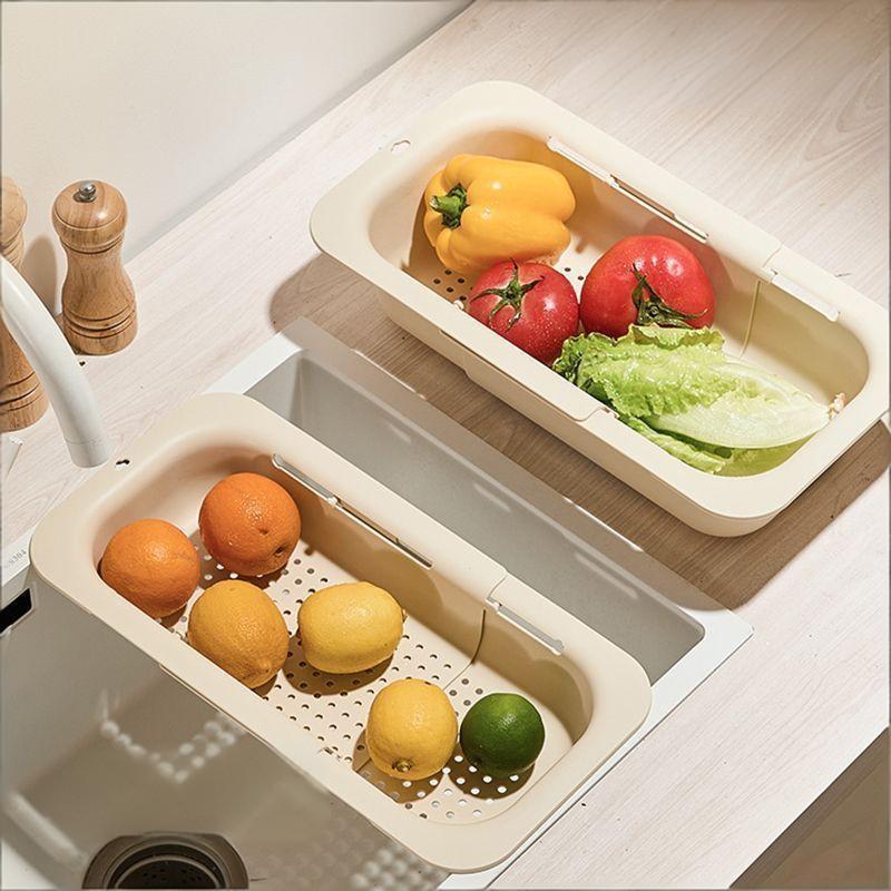 【HMA】伸縮式排水バスケット、軽量シンク収納バスケット、無 - Food Storage Non Toxic のレビューと価格