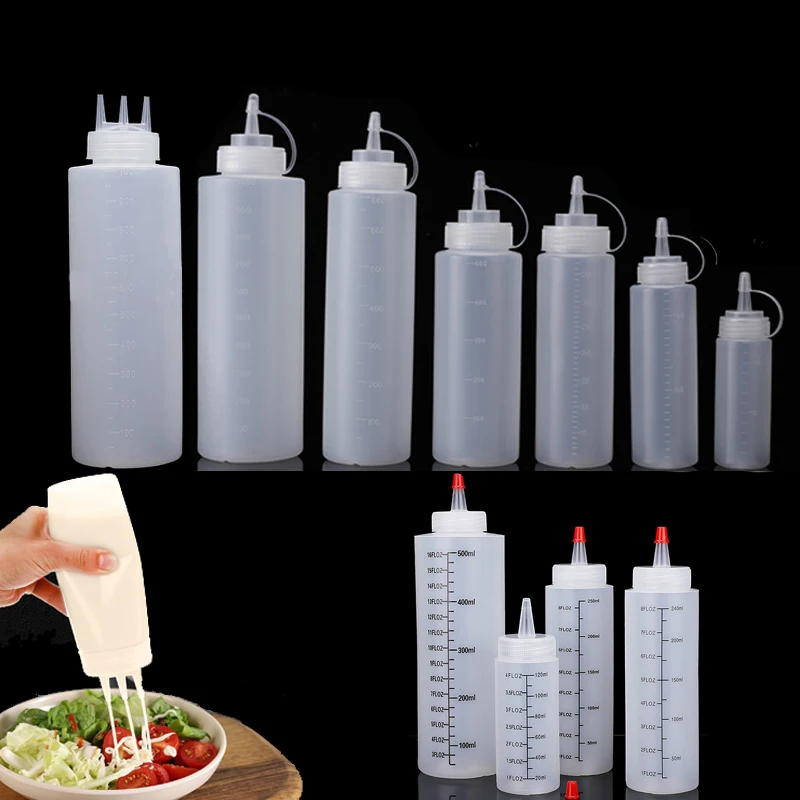 1 個 Empty120ml-1000ml PE プラスチッ - Condiment Squeeze Bottle のレビューと価格