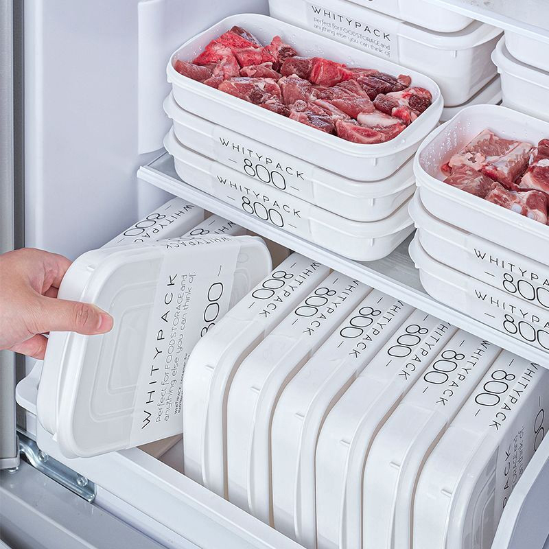 日本の食肉包装箱 食品グレード 冷蔵庫保存 果物野菜保存 調 - Food Storage Square Containers のレビューと価格
