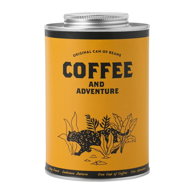 1pc コーヒー豆密封保管缶ポータブルキャンプ用ブリキ箱食品 - Food Storage Square Containers のレビューと価格