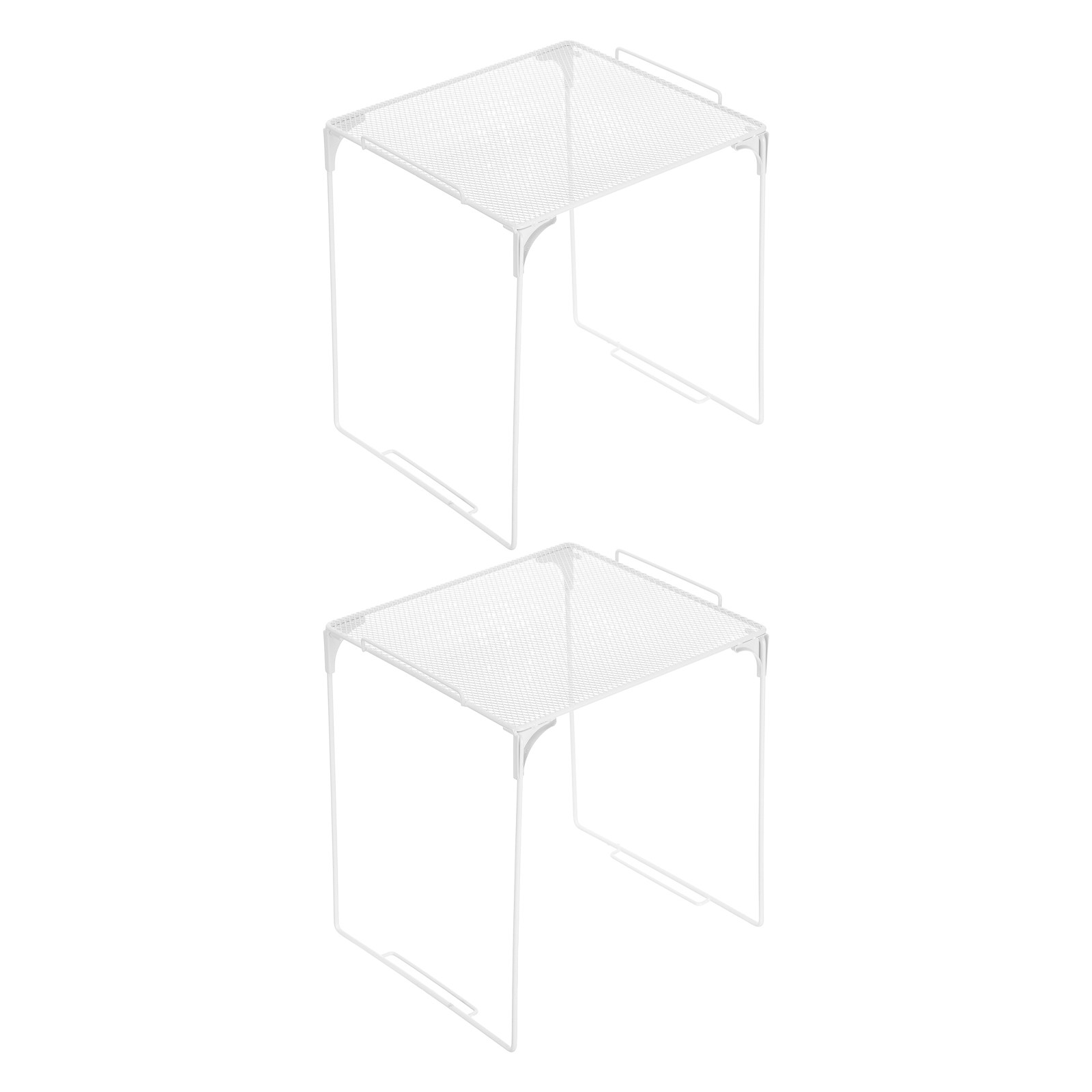2個セット 積み重ね可能なメッシュキャビネットオーガナイザー - Food Storage Locker のレビューと価格