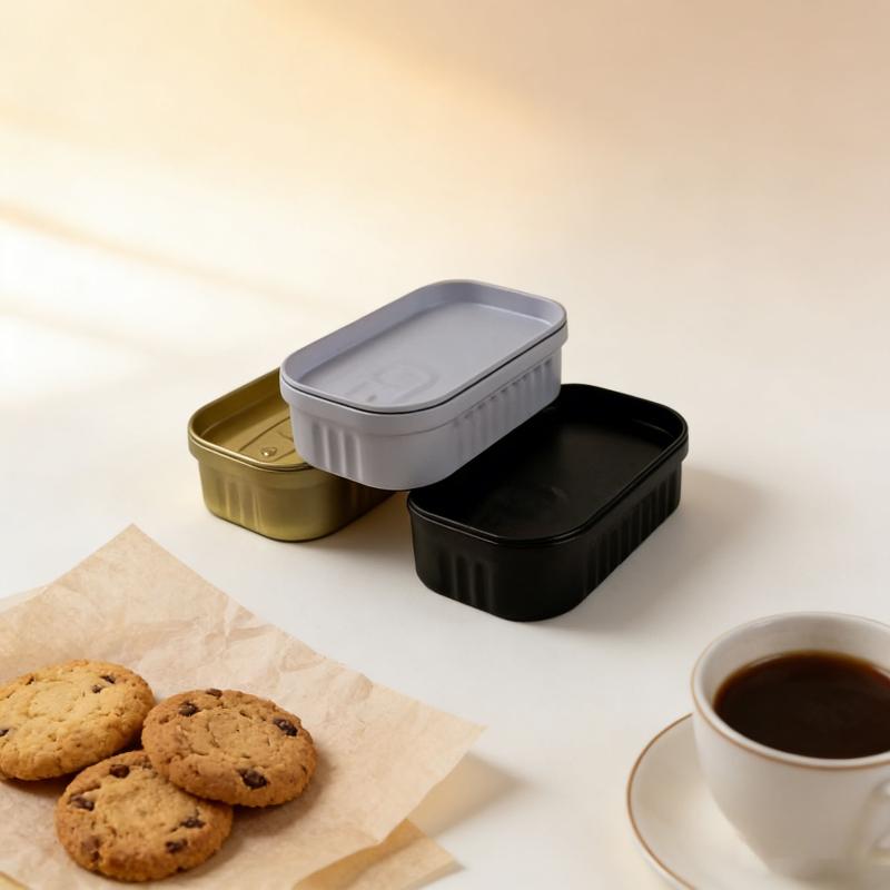 イワシ缶型収納ブリキ箱飛散防止無毒収納ケース旅行用トイレタリ - Food Storage Non Toxic のレビューと価格