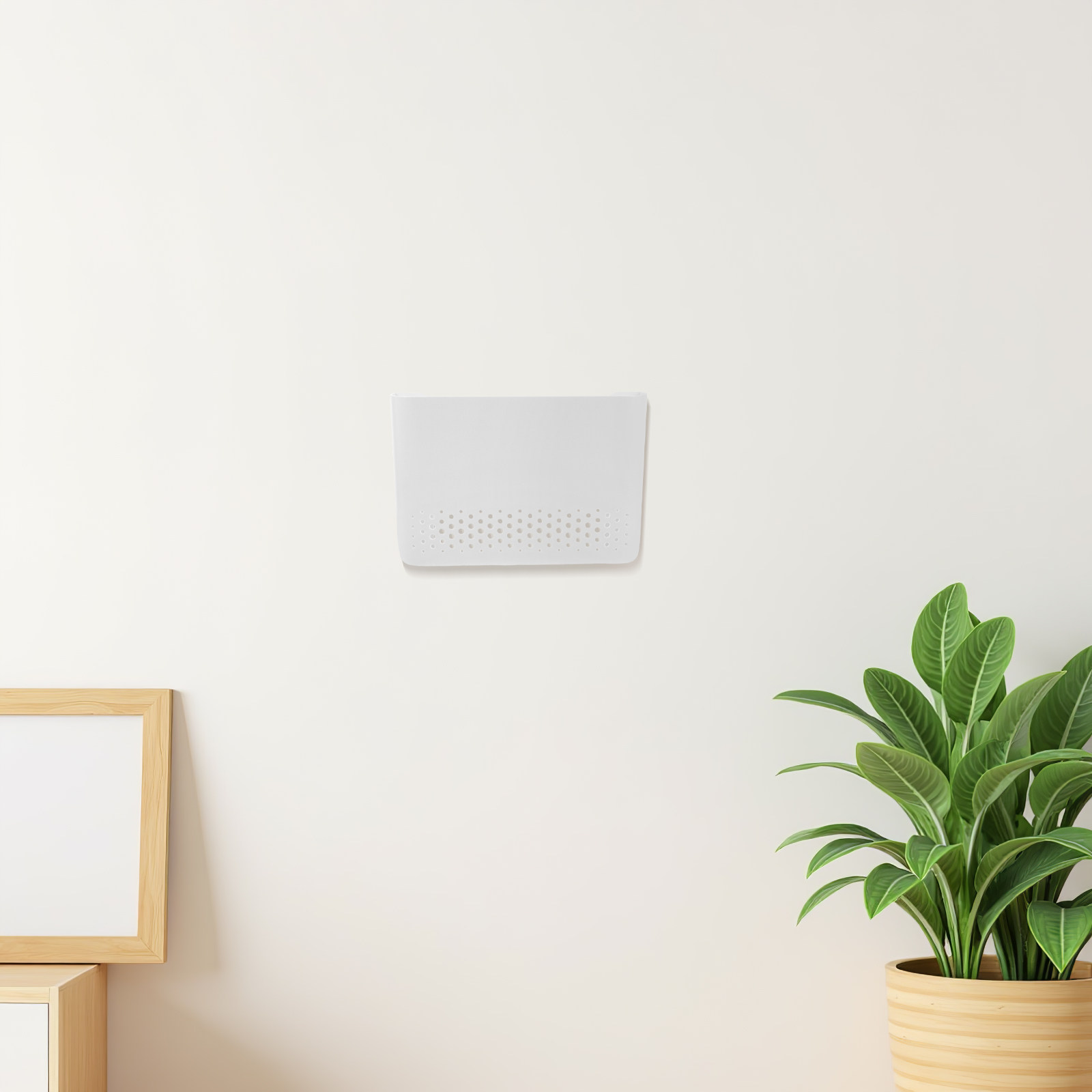 壁掛け式ルーター収納ボックス1セット、装飾的なWiFiカバー - Food Storage Management のレビューと価格