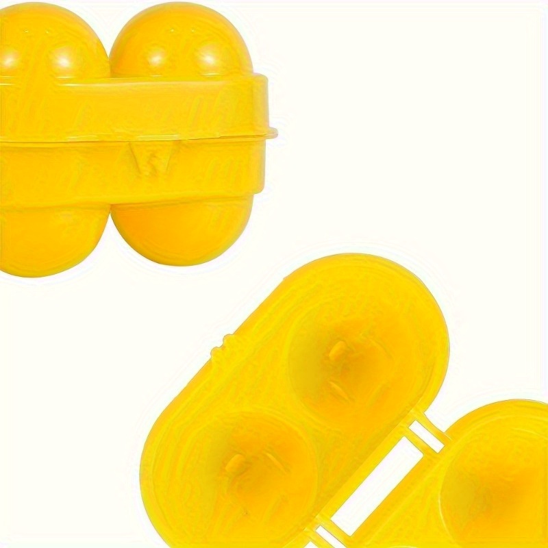 黄色の卵収納ボックス、家庭用冷蔵庫の卵トレイ、旅行用朝食、茶 - Food Storage Yellow のレビューと価格