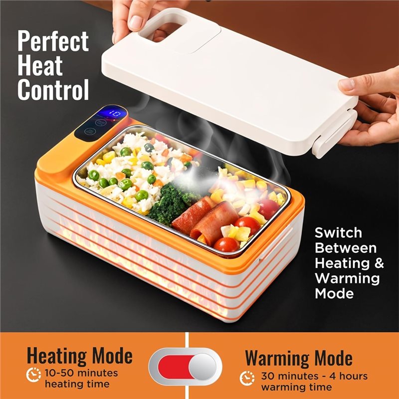 【売れ筋】コードレス電気加熱式ランチボックス-充電式ポータブ - Food Storage Hot のレビューと価格