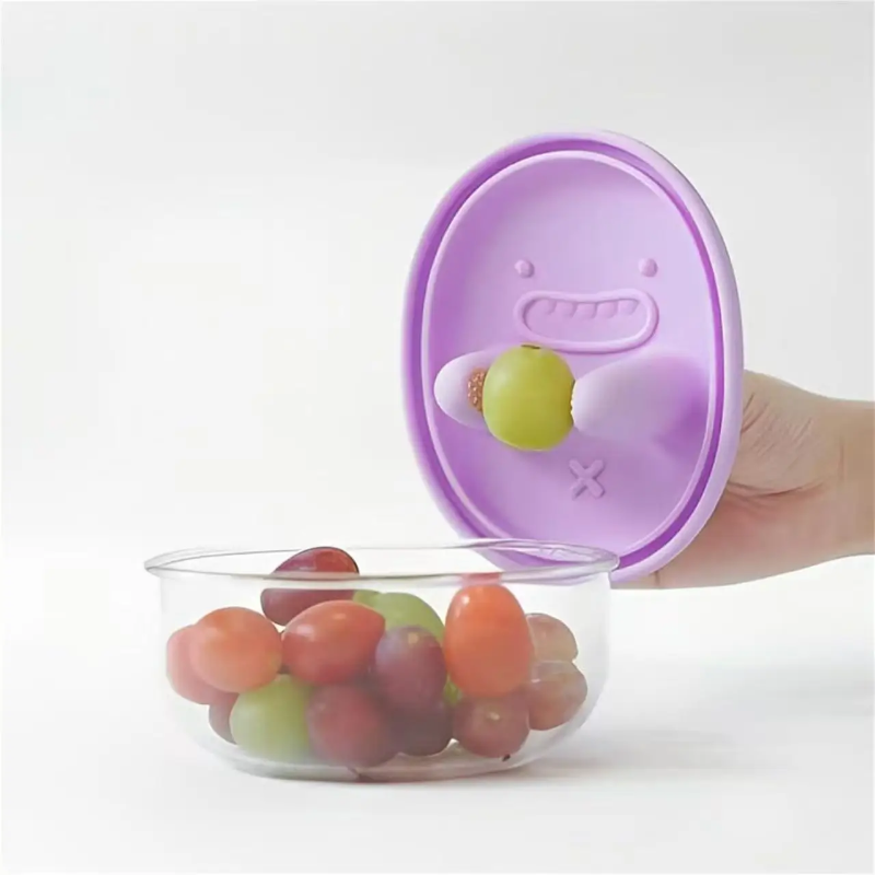 ハンズフリースナックボックス、クラムなし、スナック収納ボック - Food Storage Silicone のレビューと価格