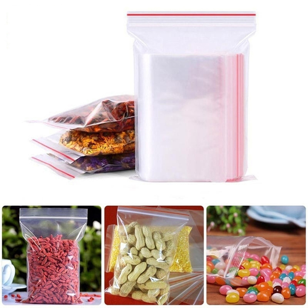 100～1000枚入り小型ジップロックプラスチックバッグ 透 - Food Storage Locker のレビューと価格