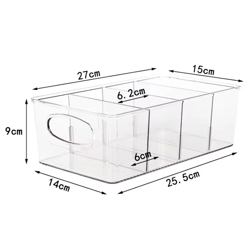 取り外し可能な仕切り付きプラスチック製パントリー収納ビン、キ - Food Storage No Pantry のレビューと価格