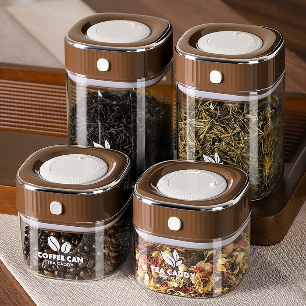 ガラス製コーヒー豆容器 日付記録 防湿食品保存箱 透明な視認 - Food Storage Glass Containers Large のレビューと価格