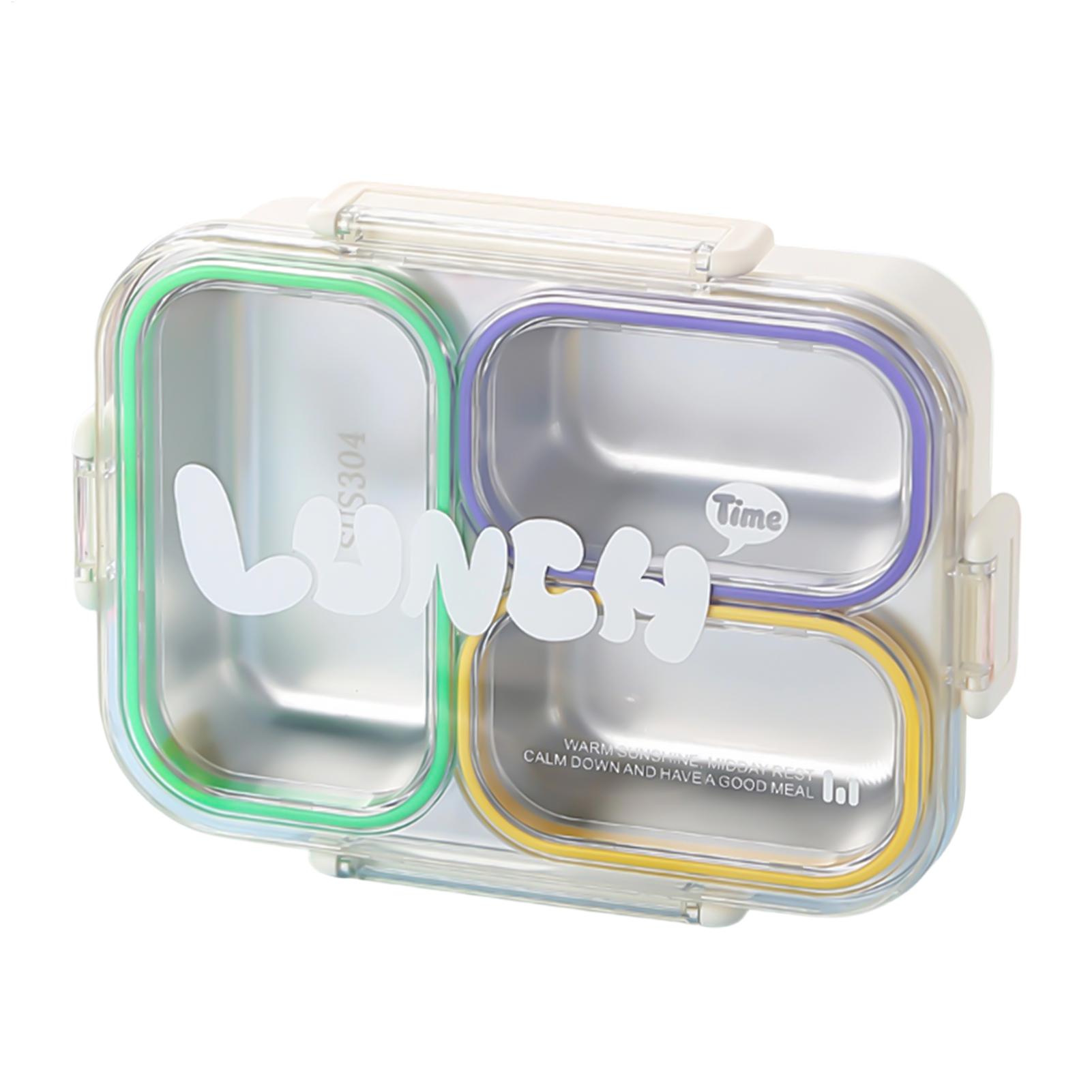 ステンレス製ランチボックス分割漏れ防止学校子供用スナックボッ - Food Storage Dividers のレビューと価格