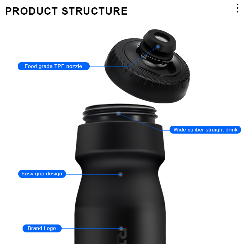550/650ML 自転車用ウォーターボトル高品質 PP5  - Condiment Squeeze Bottle のレビューと価格