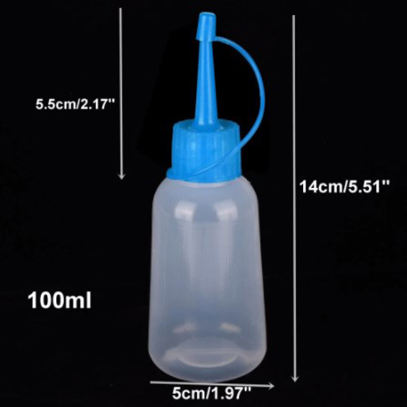 100 ミリリットルプラスチッククリアチップアプリケーターボ - Condiment Squeeze Bottle のレビューと価格