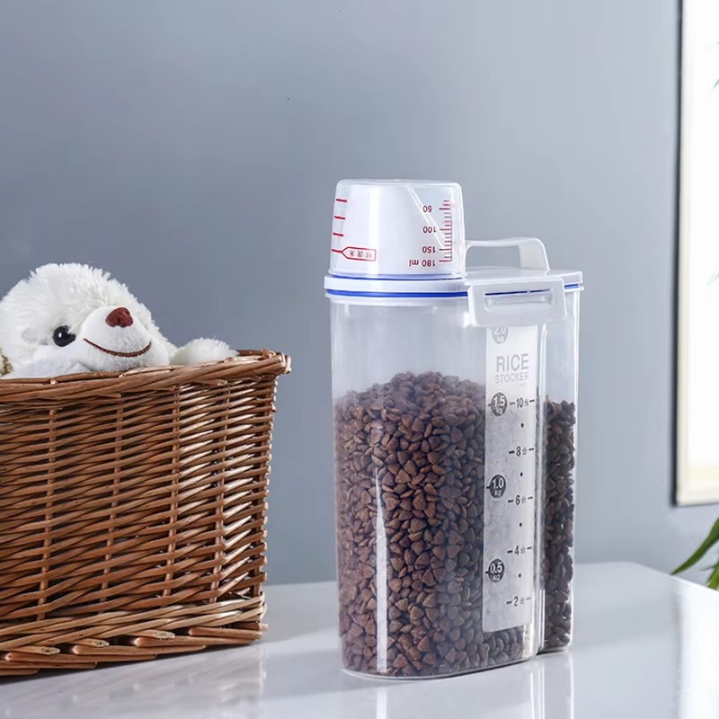 ホットセール！エコフレンドリーなプラスチック製ペットフード収 - Food Storage Hot のレビューと価格