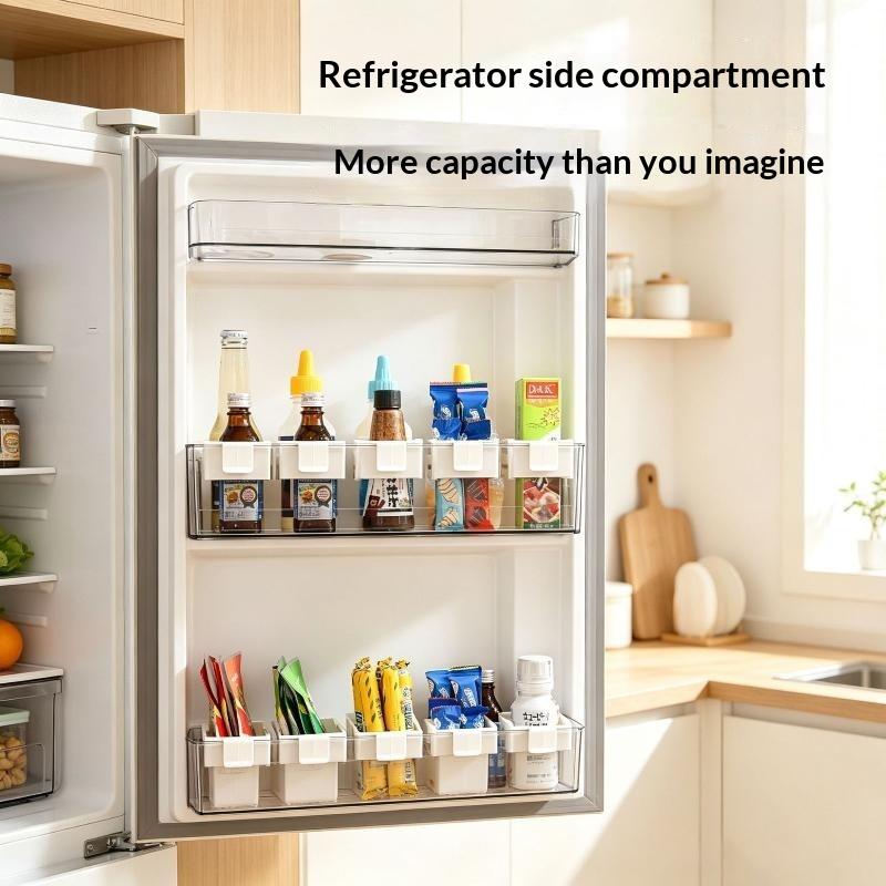 冷蔵庫収納バスケット サイドドア フードバッグオーガナイザー - Food Storage No Pantry のレビューと価格