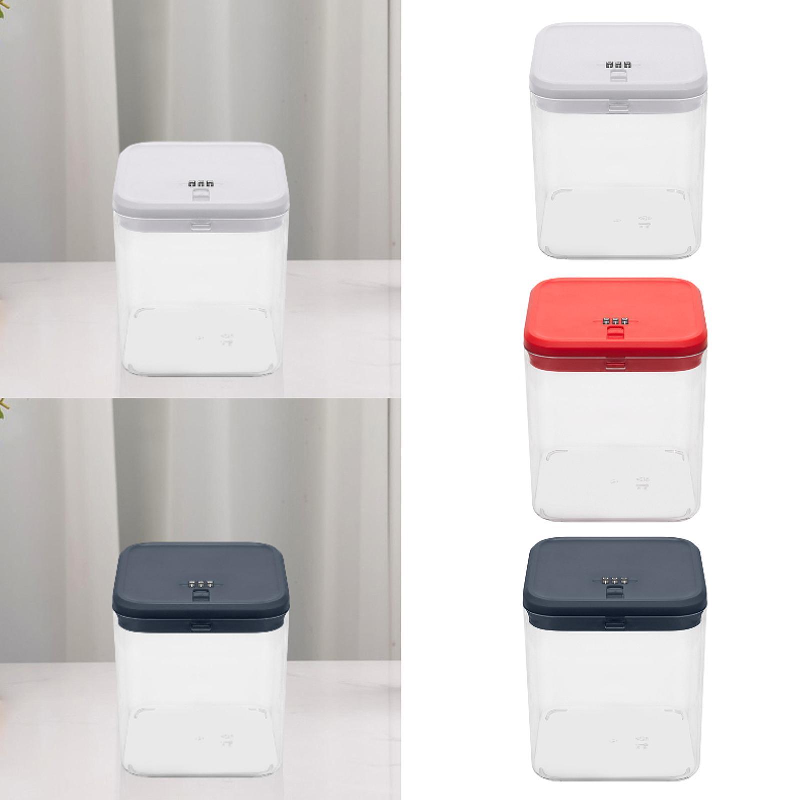 ロックボックス ロック可能な収納ボックス 透明なコード付き冷 - Food Storage Locker のレビューと価格