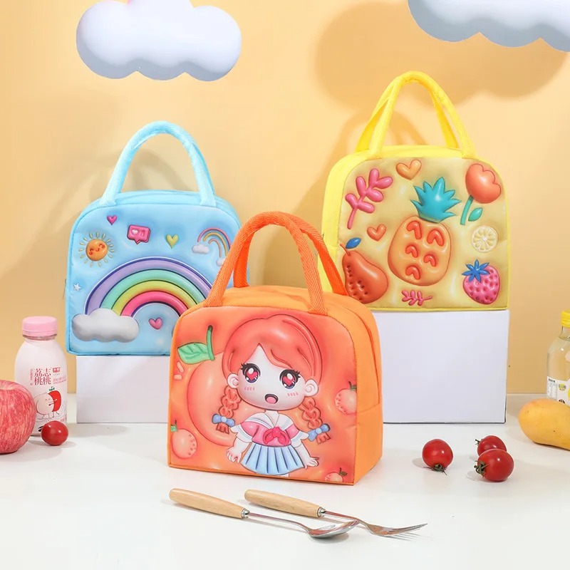 子供用ランチバッグ 3D漫画フード収納バッグ キッズ用 厚手 - Food Storage Room のレビューと価格