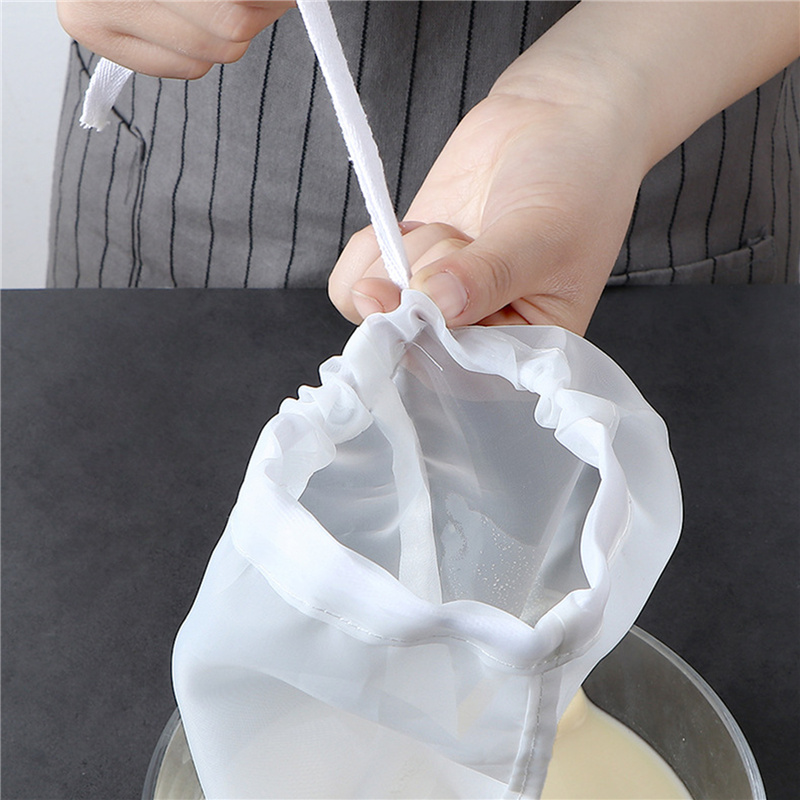 ナイロンフィルターバッグ野菜ミルクストレーナーふるい排水茶フ - Food Storage Net のレビューと価格