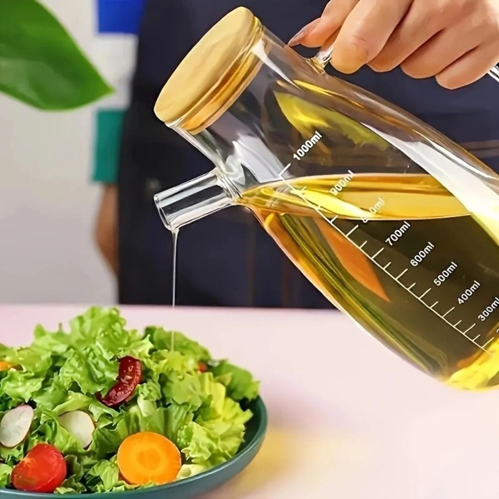 新しい食品グレードのオイルディスペンサーボトル大容量900/ - Food Storage Glass Containers Large のレビューと価格