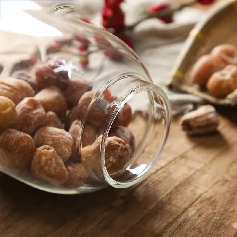 3000 ミリリットル大型密封食品保存瓶キッチン容器木製蓋ス - Food Storage Glass Containers Large のレビューと価格