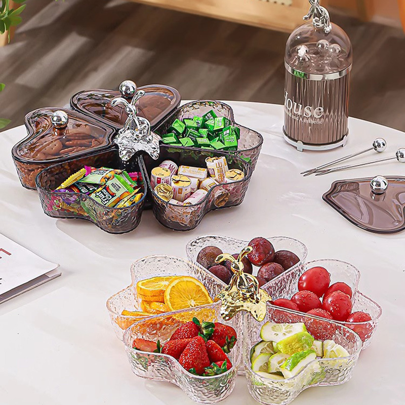 新しいライトラグジュアリー回転式フルーツトレイ、リビングルー - Food Storage Room のレビューと価格