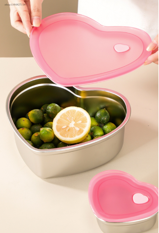 2025年新型304ステンレス鋼製ハート型シリコン蓋付き食品 - Food Storage Silicone のレビューと価格