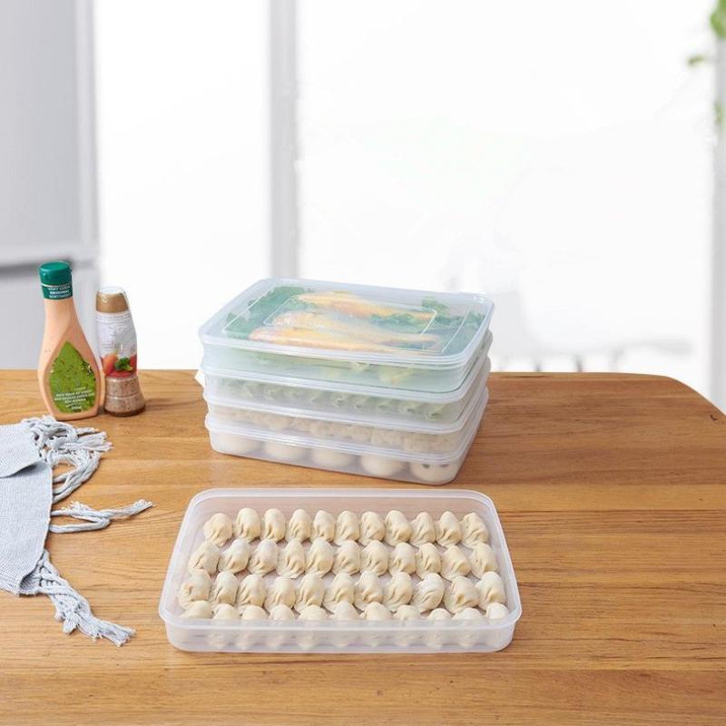 新製品・キッチン収納ボックス 冷蔵庫オーガナイザー 透明食品 - Food Storage Square Containers のレビューと価格