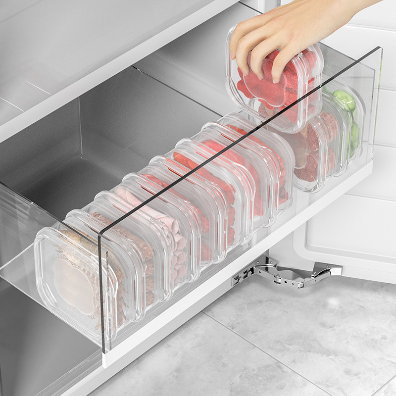 食品グレード冷凍保存ボックス気密分割プラスチック食品容器冷蔵 - Food Storage Dividers のレビューと価格